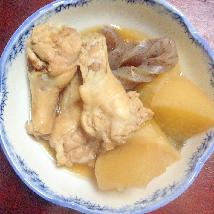 手羽元と大根の麺つゆ煮 簡単 今日の献立 レシピ 作り方 By とりあえず乾杯 楽天レシピ